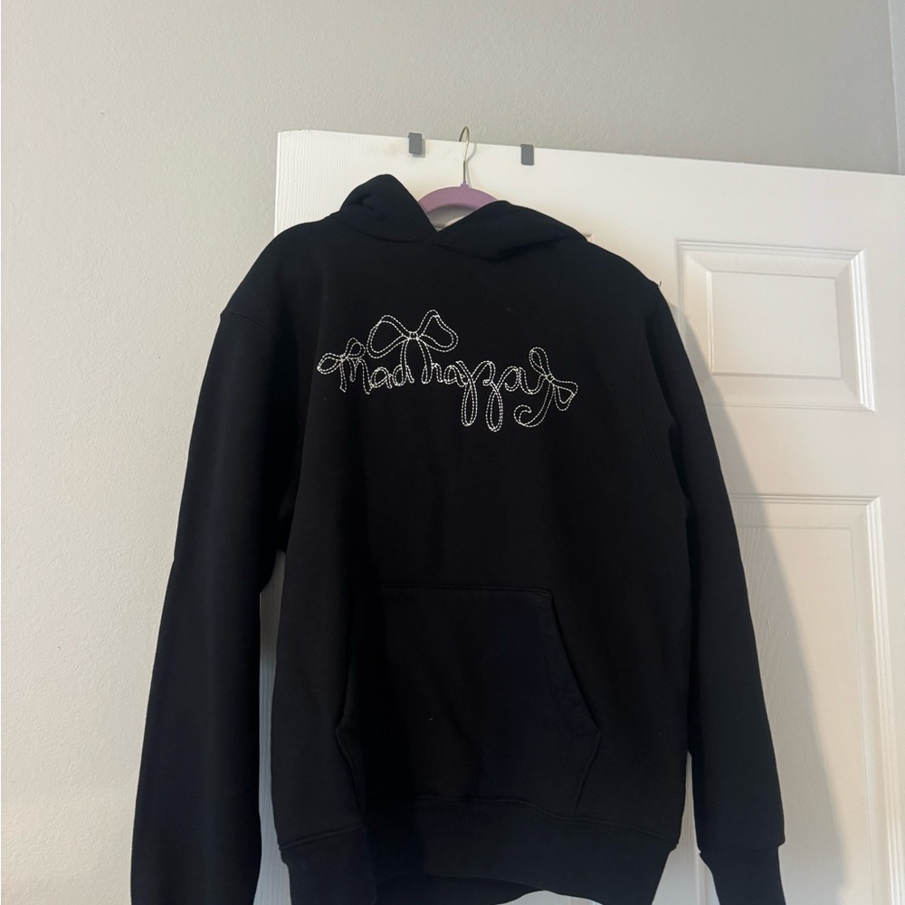 Madhappy Black Hoodie with Embroidered Logo